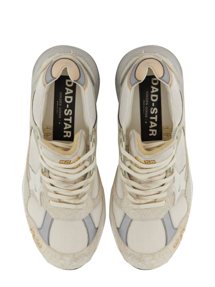GOLDEN GOOSE SNEAKER RUNNING DAD IN PELLE E MESH