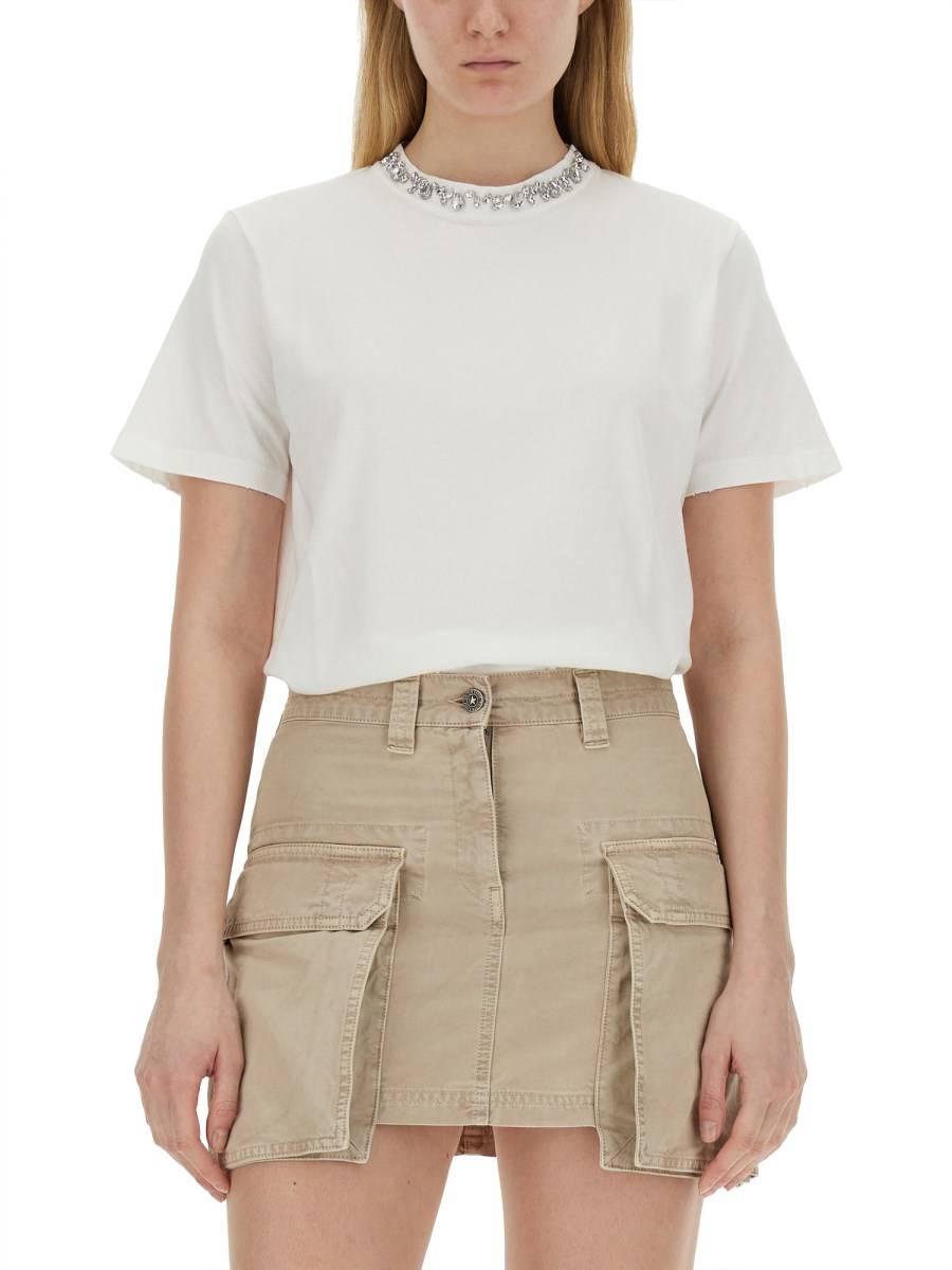 GOLDEN GOOSE T-SHIRT IN JERSEY DI COTONE