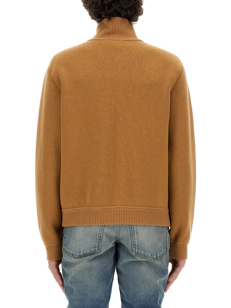 GUCCI BOMBER IN PELLE SCAMOSCIATA CON DETTAGLI WEB