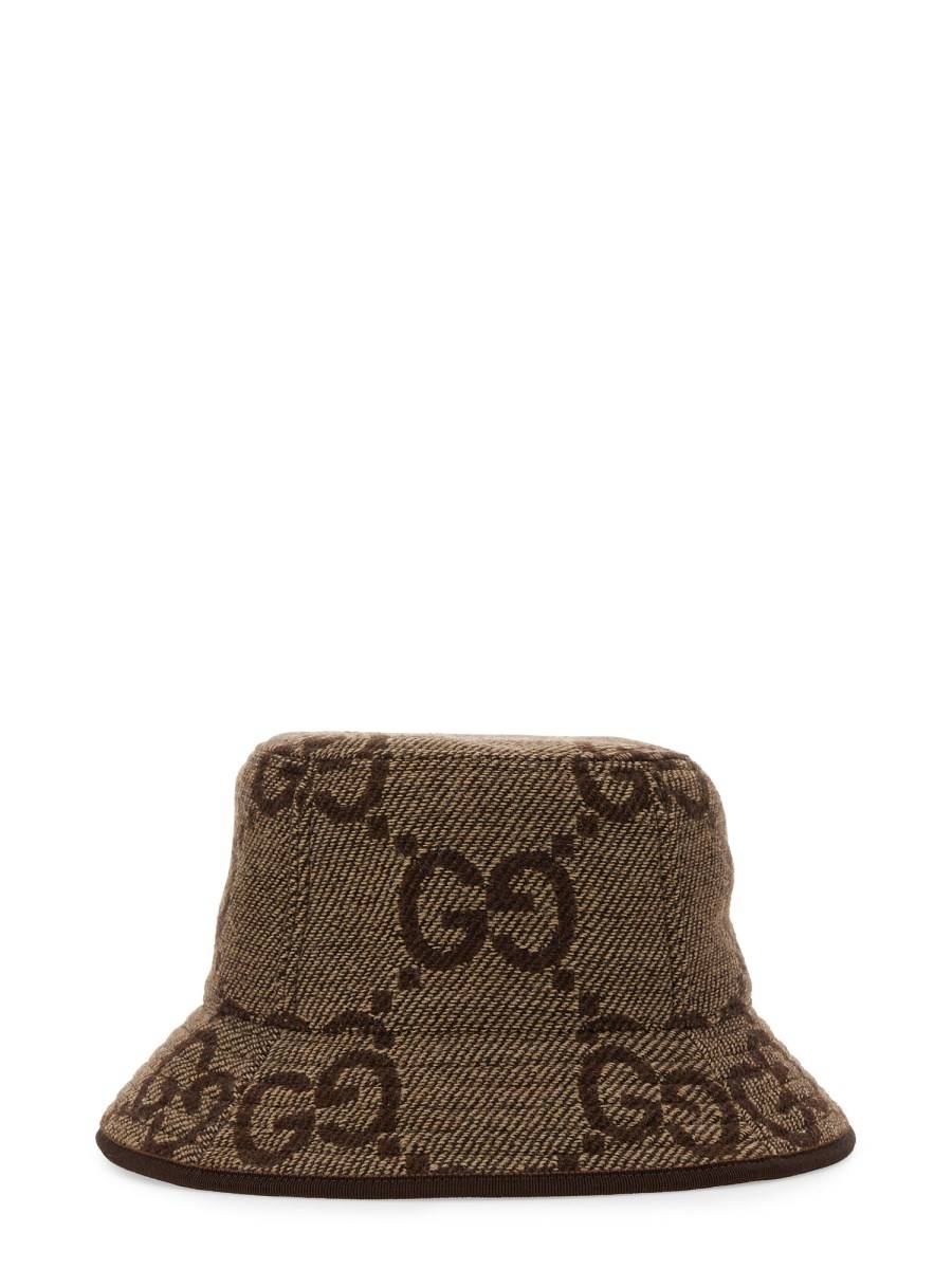 GUCCI CLOCHE IN LANA "JUMBO GG"