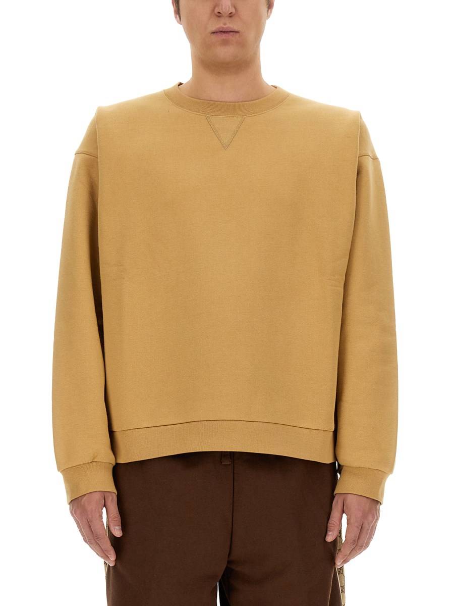 GUCCI FELPA IN JERSEY DI COTONE CON NASTRO WEB
