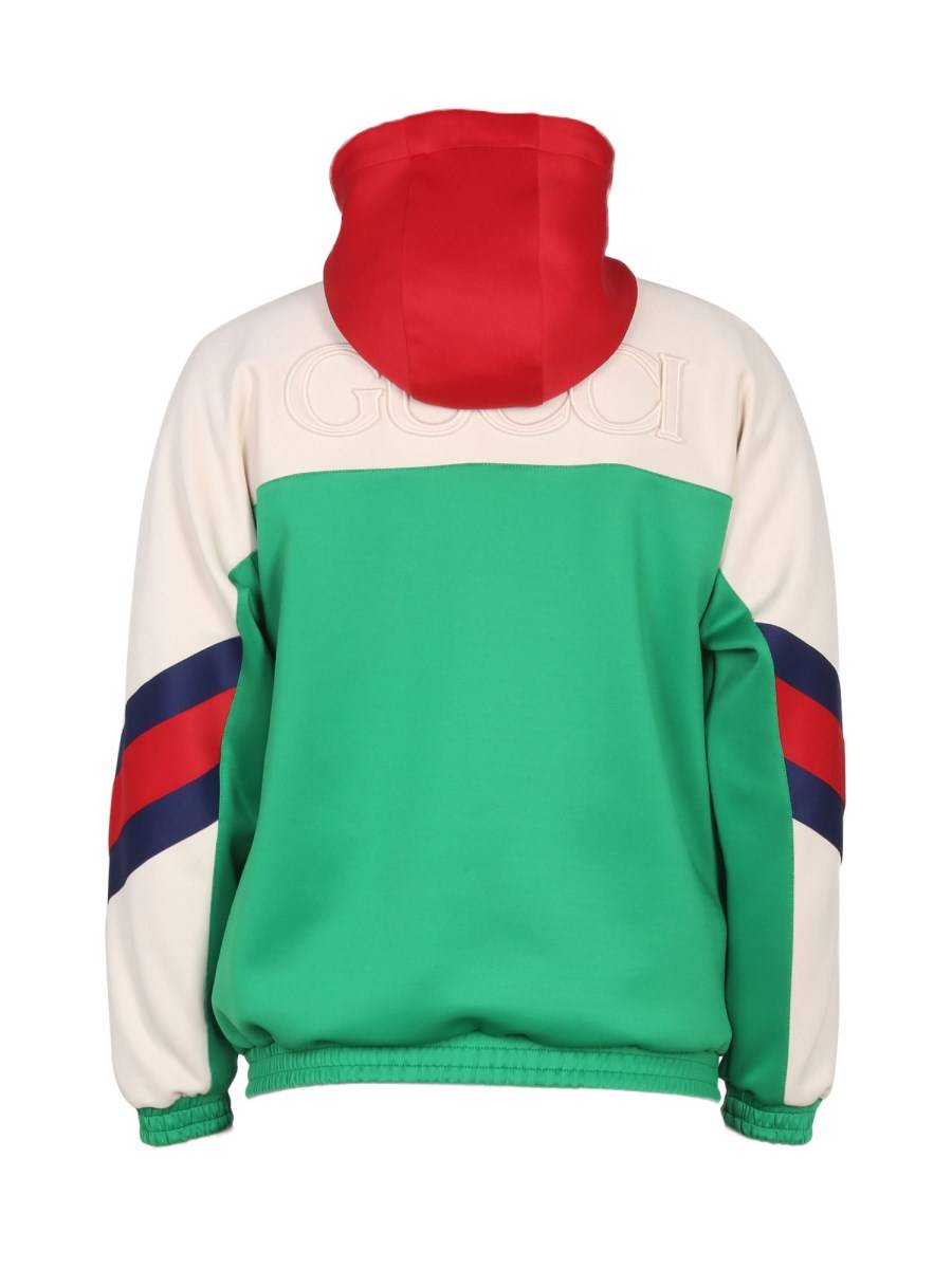 GUCCI GIACCA CON ZIP IN NEOPRENE LEGGERO