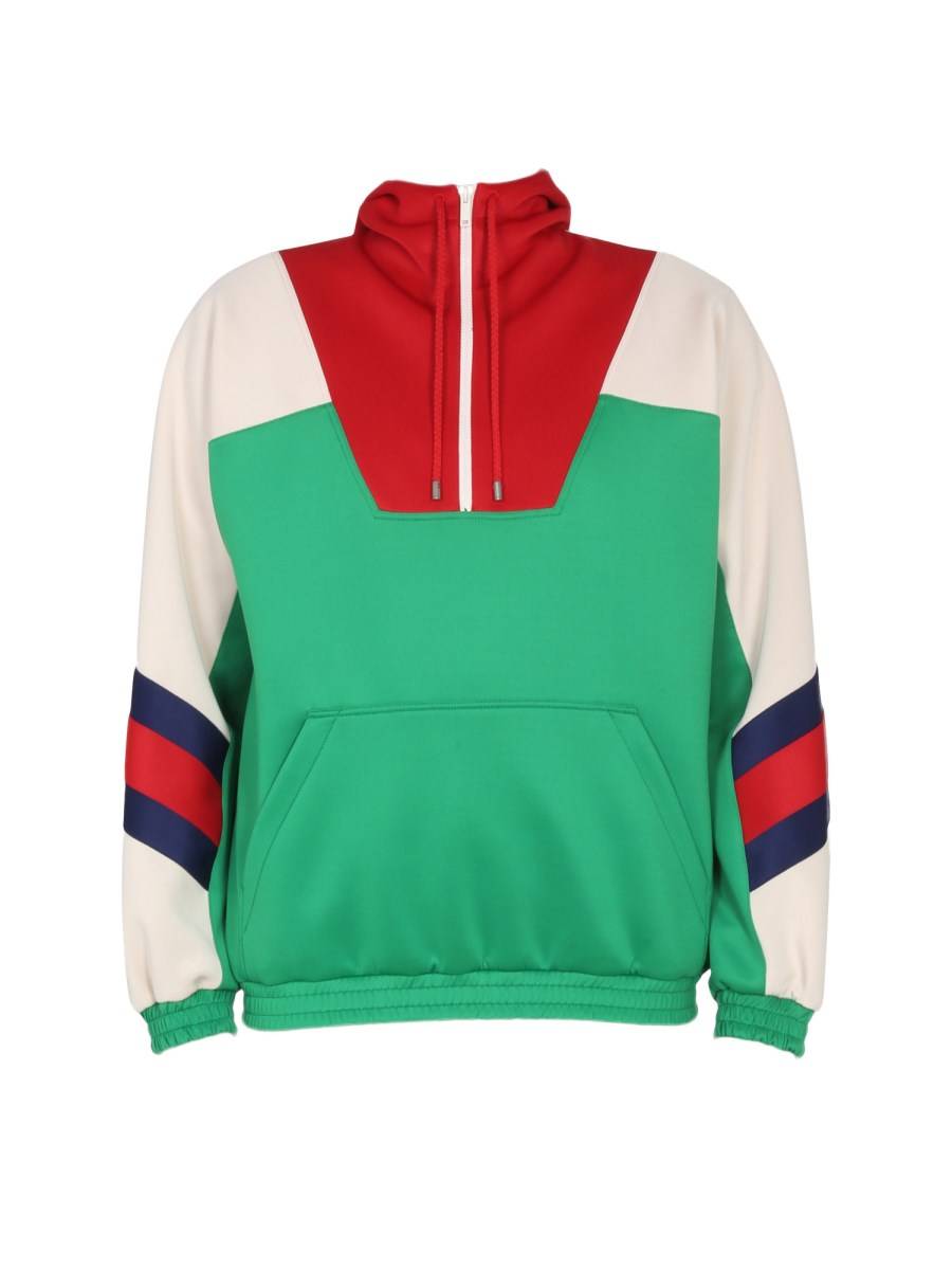 GUCCI GIACCA CON ZIP IN NEOPRENE LEGGERO
