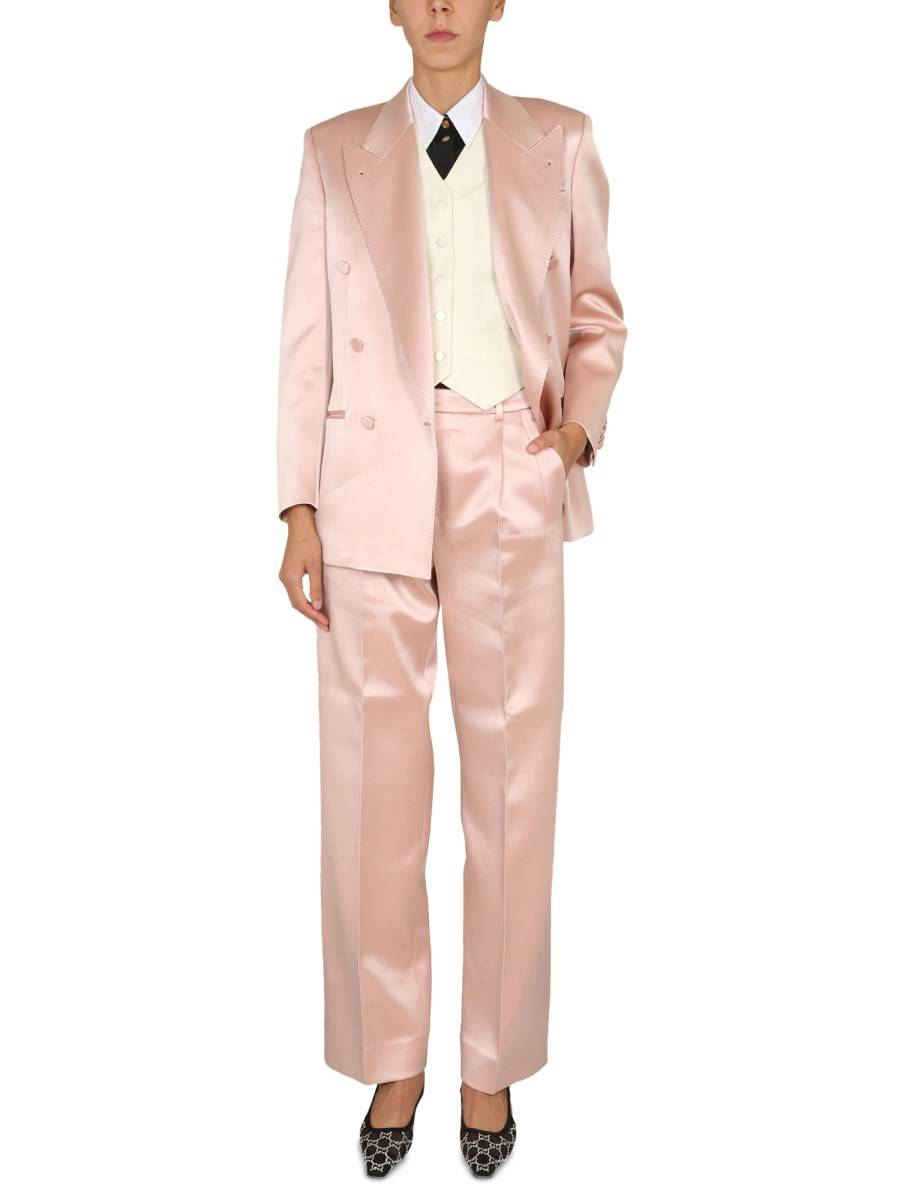 GUCCI GIACCA IN DUCHESSE DI SETA