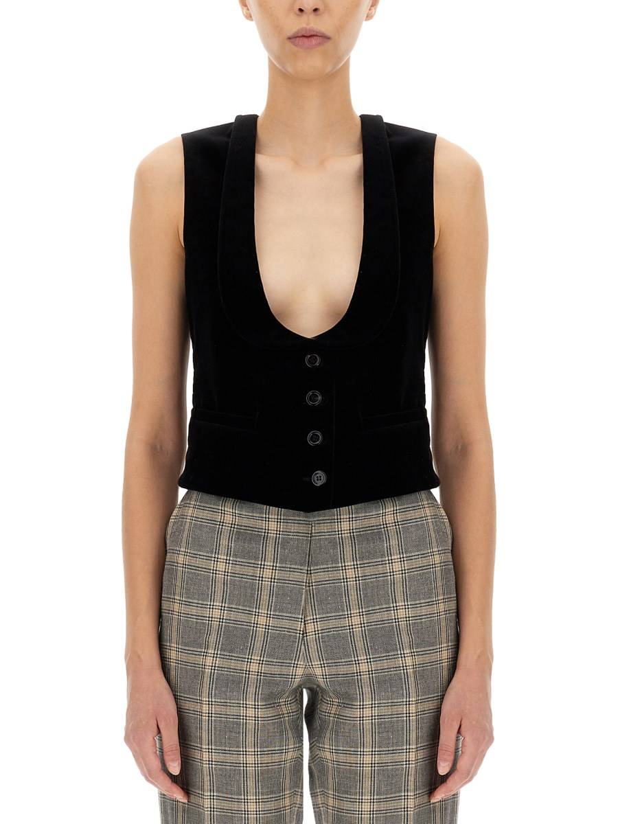 GUCCI GILET IN RASO