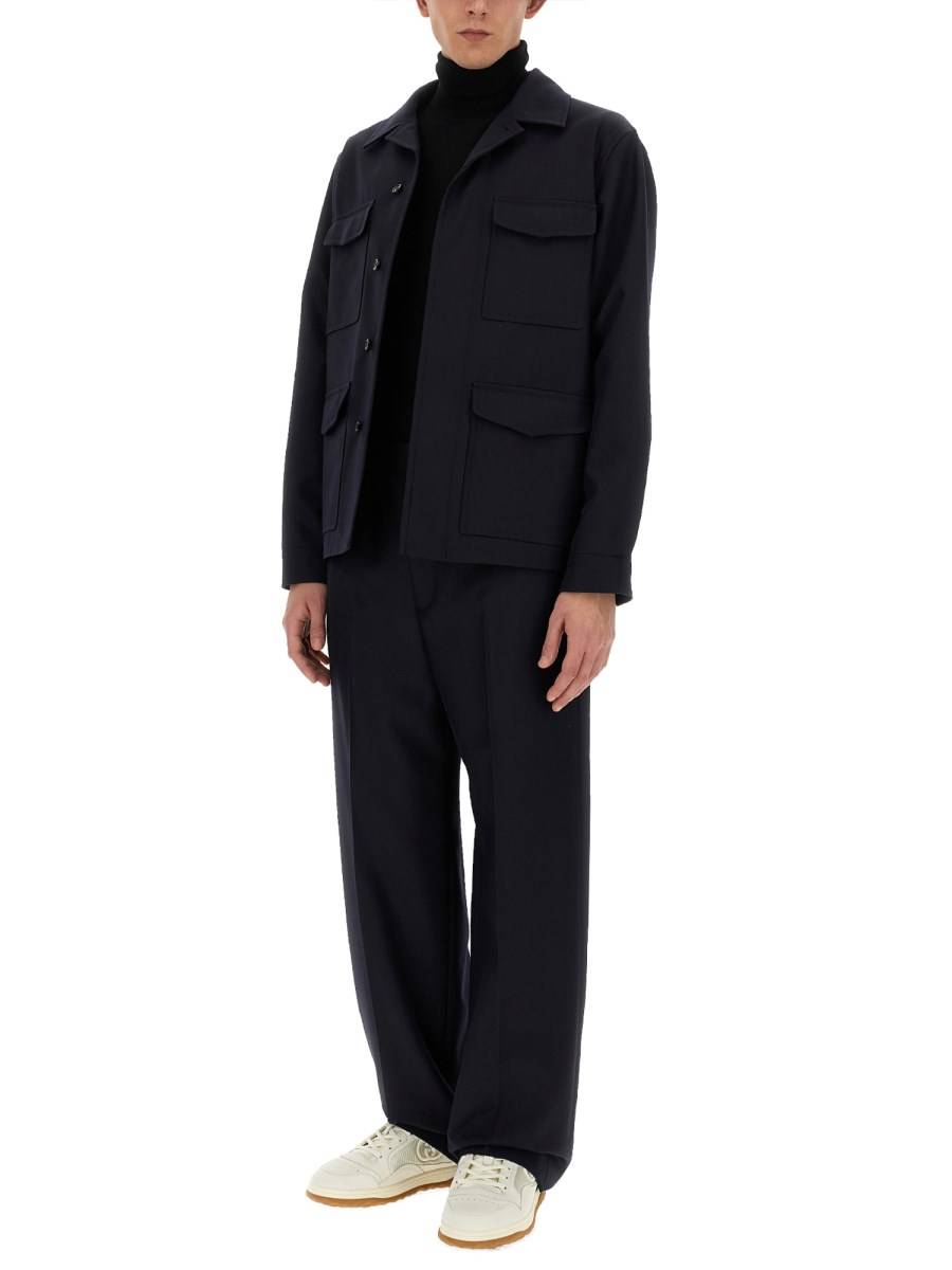 GUCCI PANTALONE DA JOGGING IN TWILL DI LANA