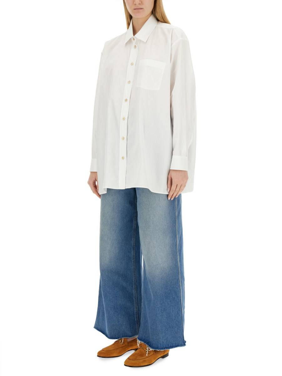 GUCCI PANTALONE IN DENIM CON MORSETTO SLIM