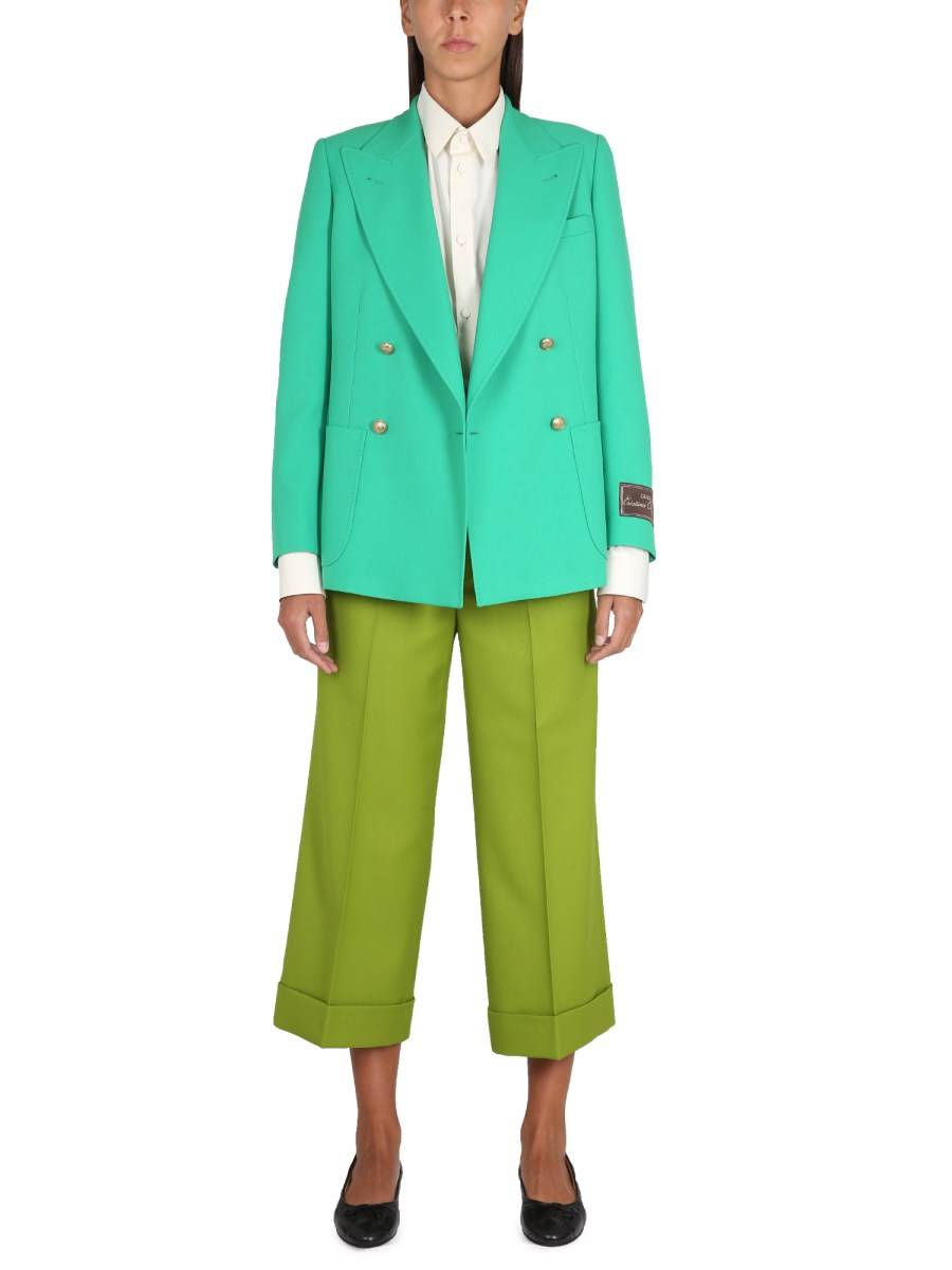 GUCCI PANTALONE IN DRILL FLUIDO