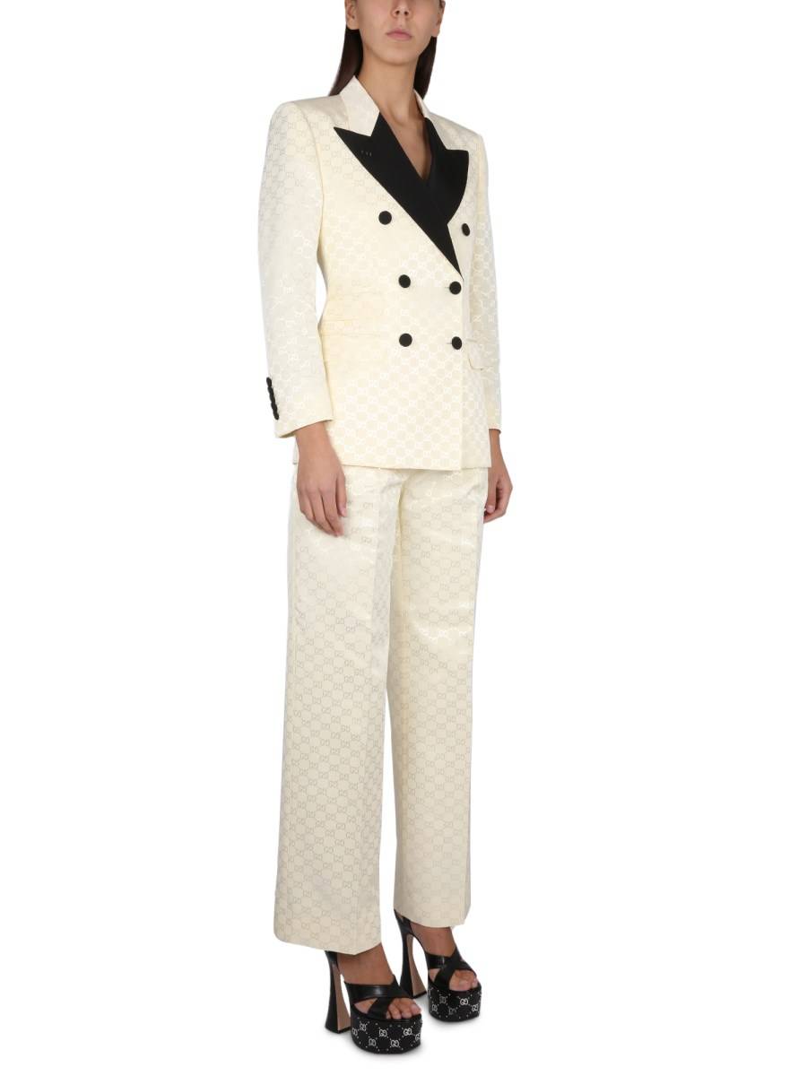 GUCCI PANTALONE IN FAGLIA DI COTONE