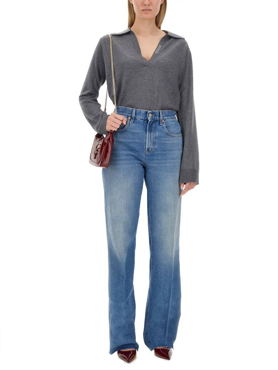 GUCCI POLO IN LANA EXTRAFINE