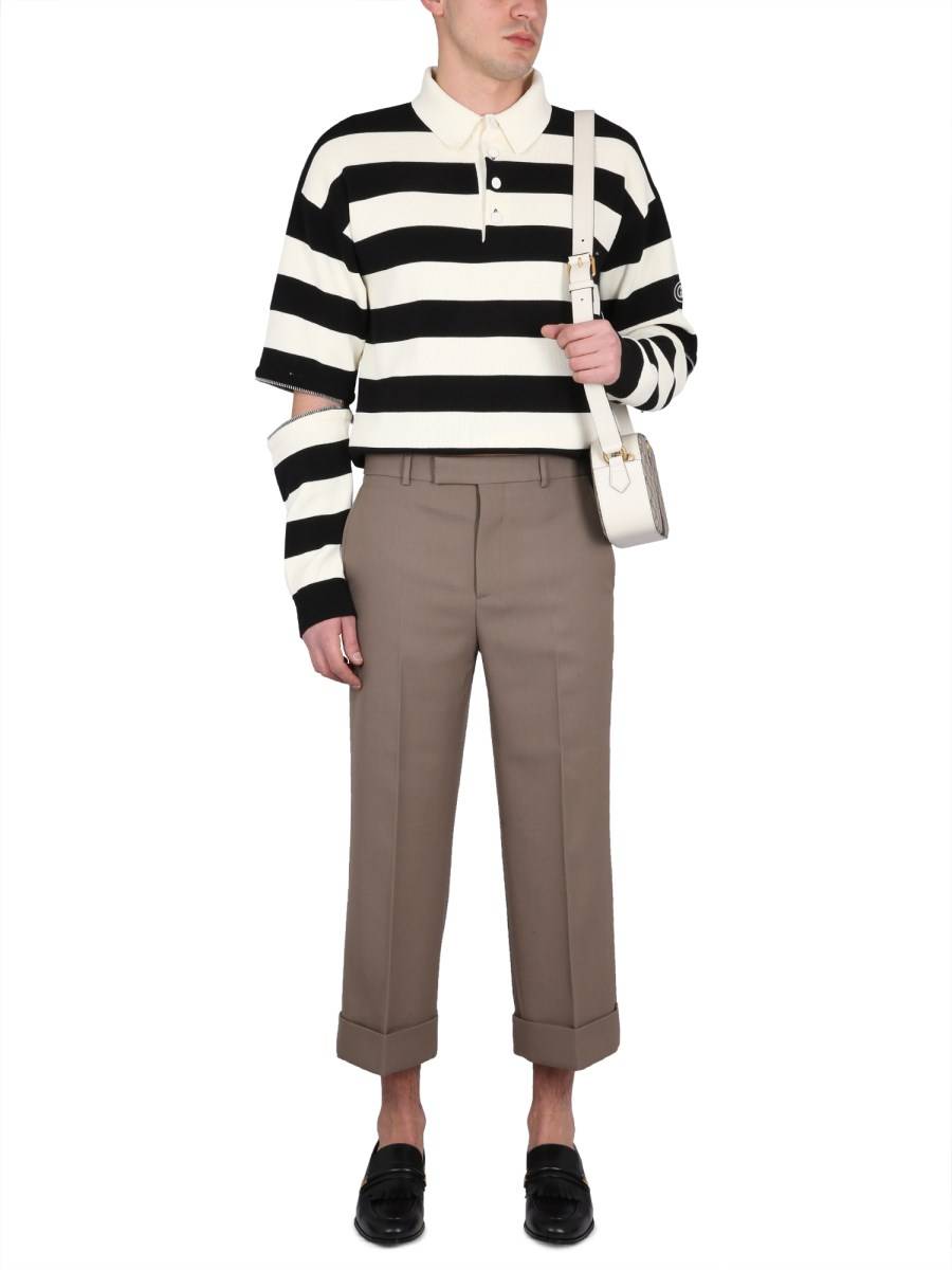 GUCCI POLO IN MAGLIA CON MANICHE STACCABILI