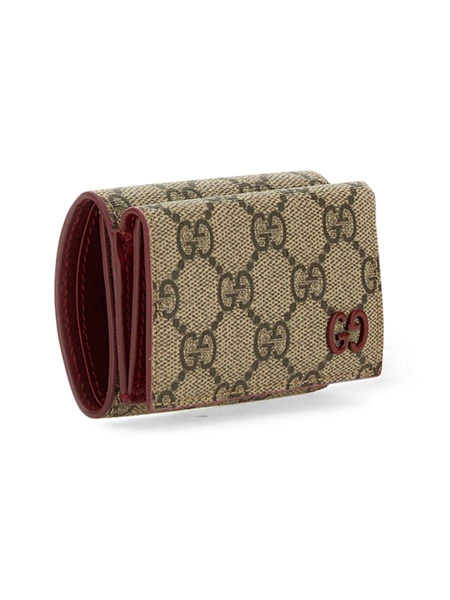 GUCCI PORTAFOGLIO IN TESSUTO GG CON LOGO