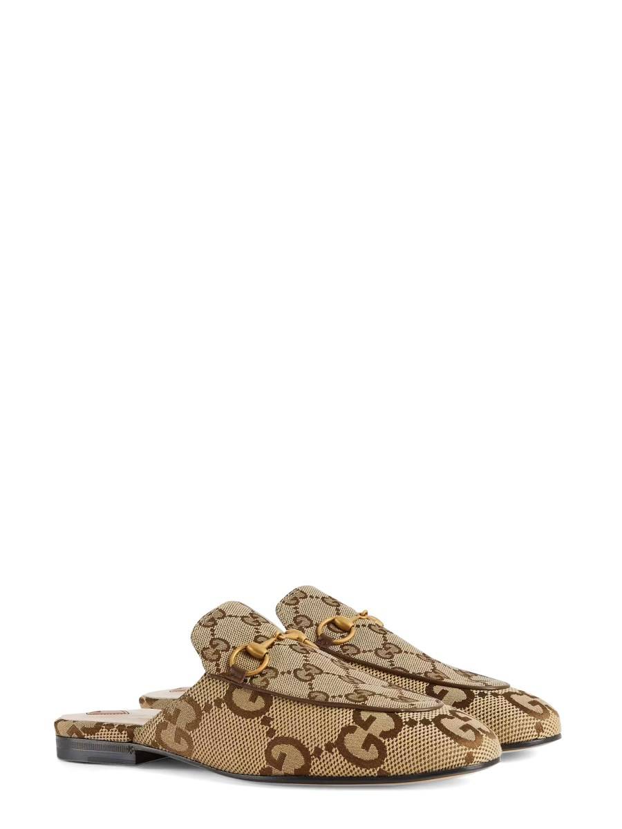 GUCCI SLIPPER PRINCETOWN IN TESSUTO JUMBO GG