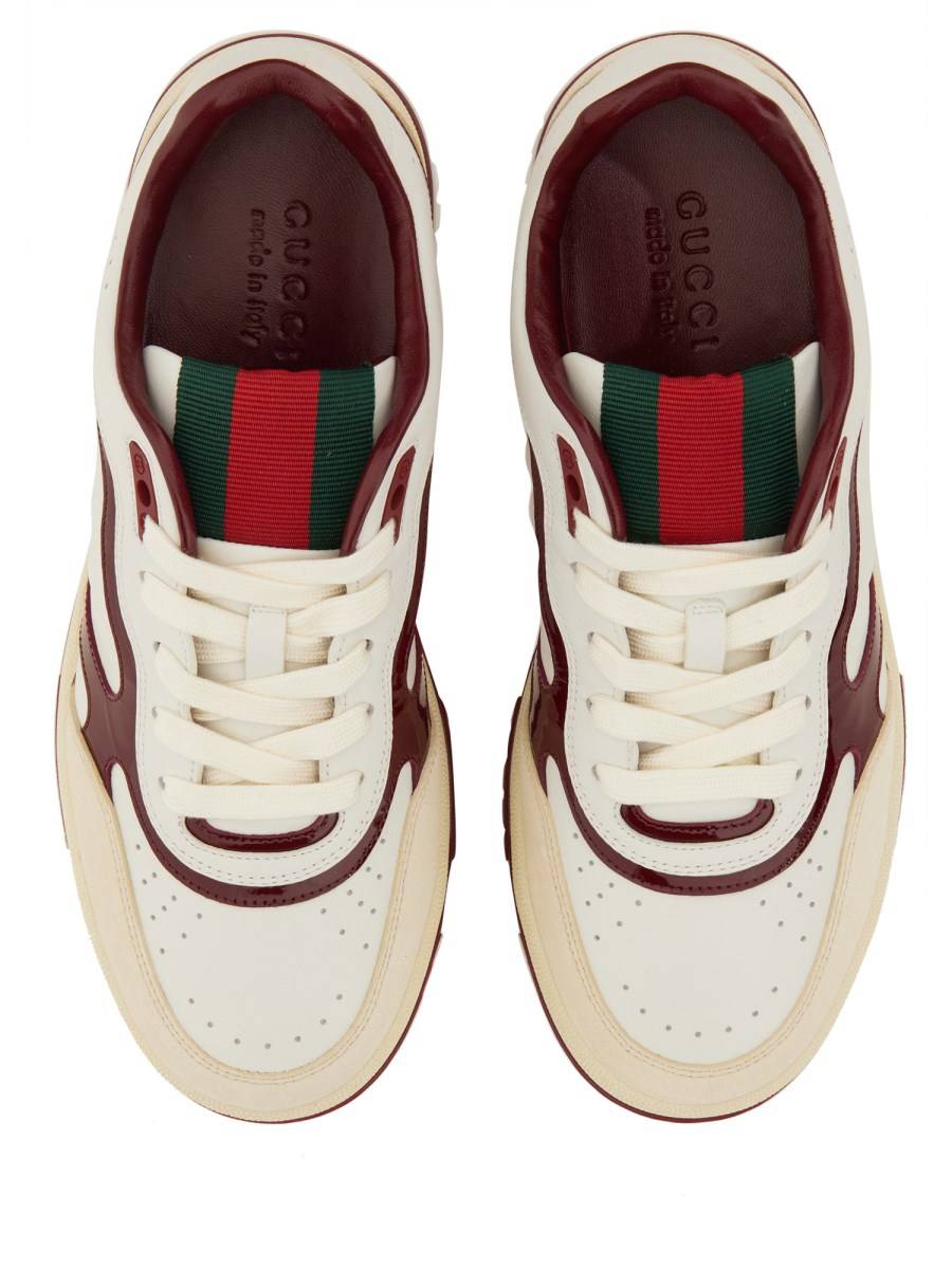 GUCCI SNEAKER GUCCI RE-WEB IN PELLE