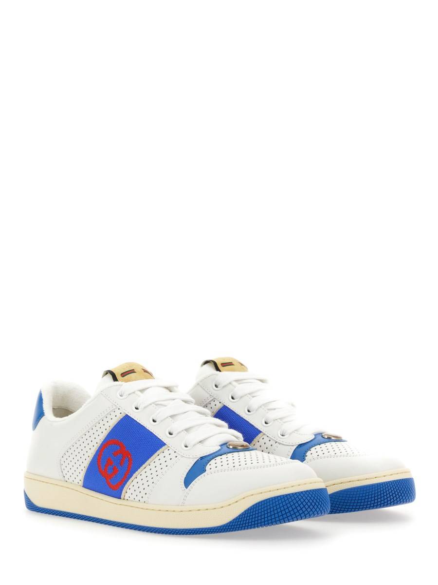 GUCCI SNEAKER IN PELLE CON LOGO