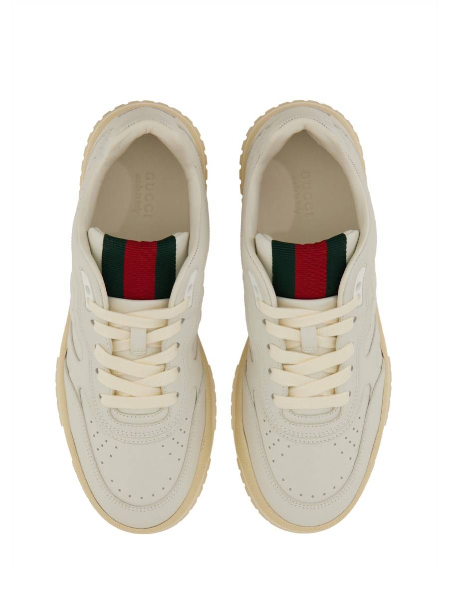 GUCCI SNEAKER RE-WEB IN PELLE