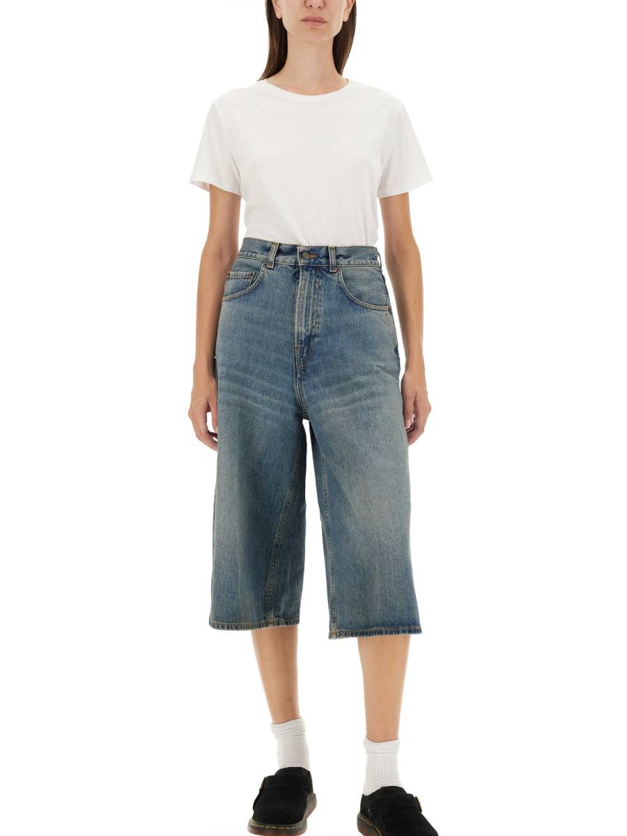 HAIKURE BERMUDA BELLE IN DENIM DI COTONE