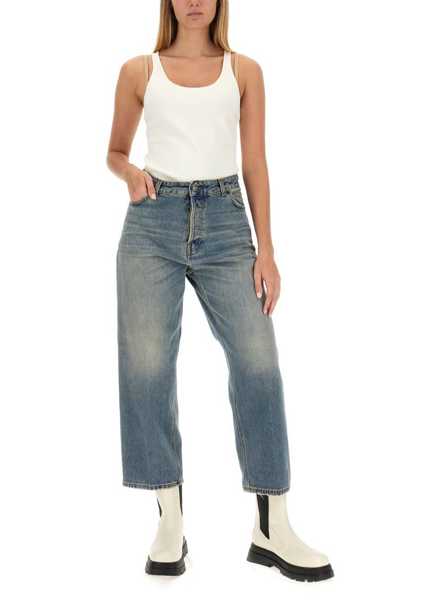 HAIKURE JEANS BETTY DIRTY IN DENIM DI COTONE