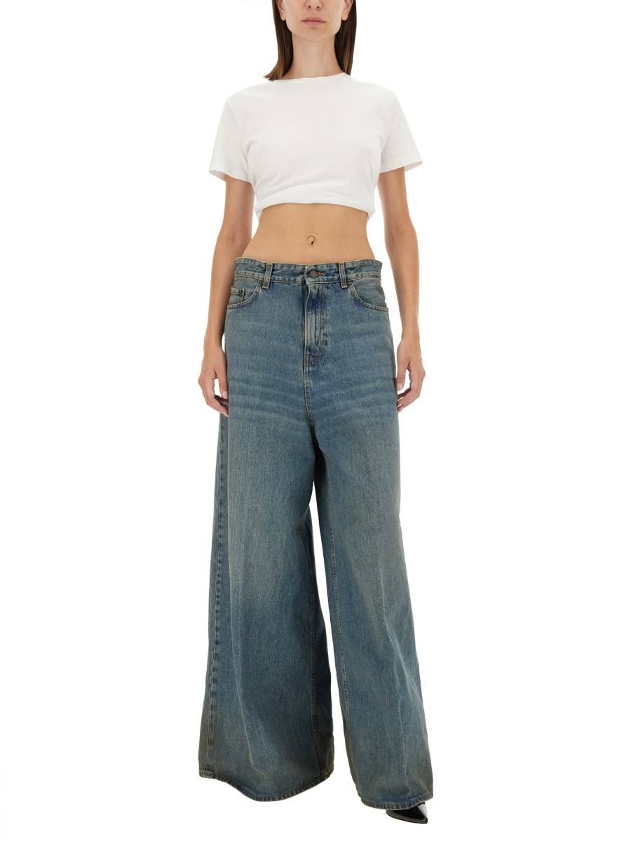 HAIKURE JEANS BIG BETHANY IN DENIM DI COTONE