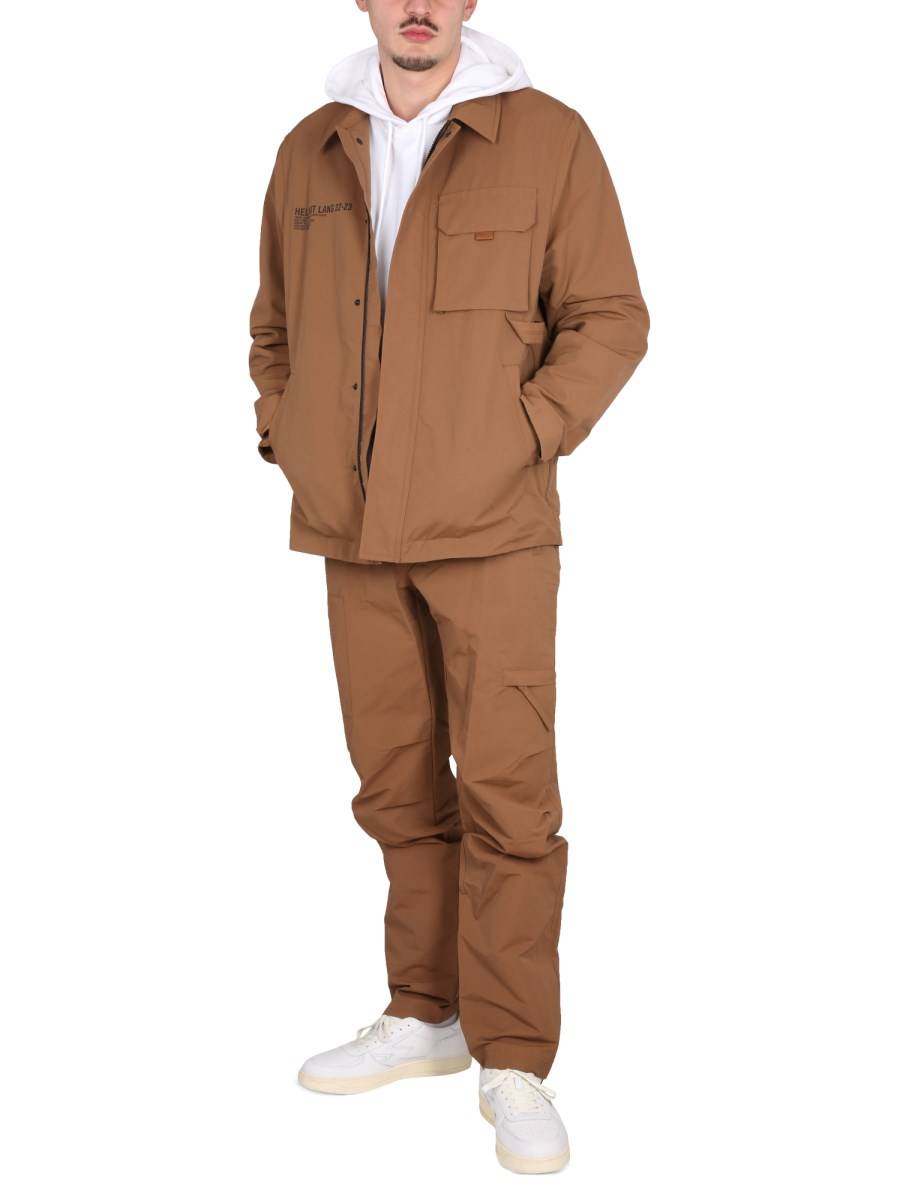 HELMUT LANG FELPA IN COTONE CON STAMPA LOGO