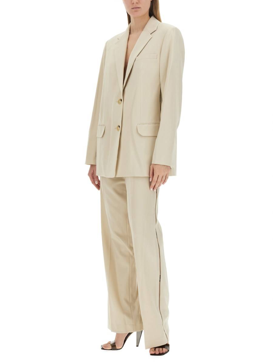 HELMUT LANG GIACCA IN LANA CON LOGO