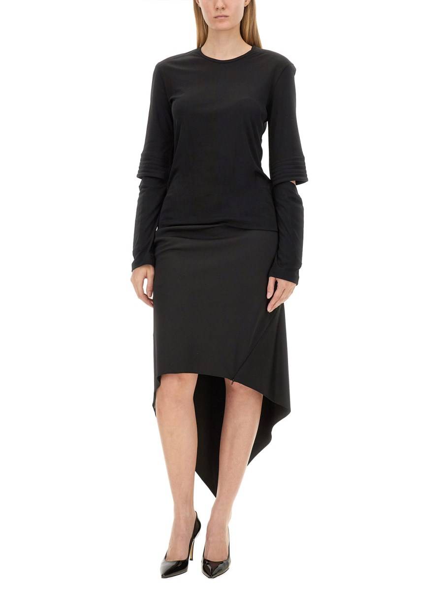 HELMUT LANG MAGLIA ASTRO IN JERSEY DI COTONE