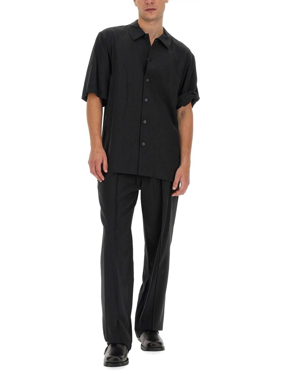 HELMUT LANG PANTALONE CORE IN COTONE E LINO