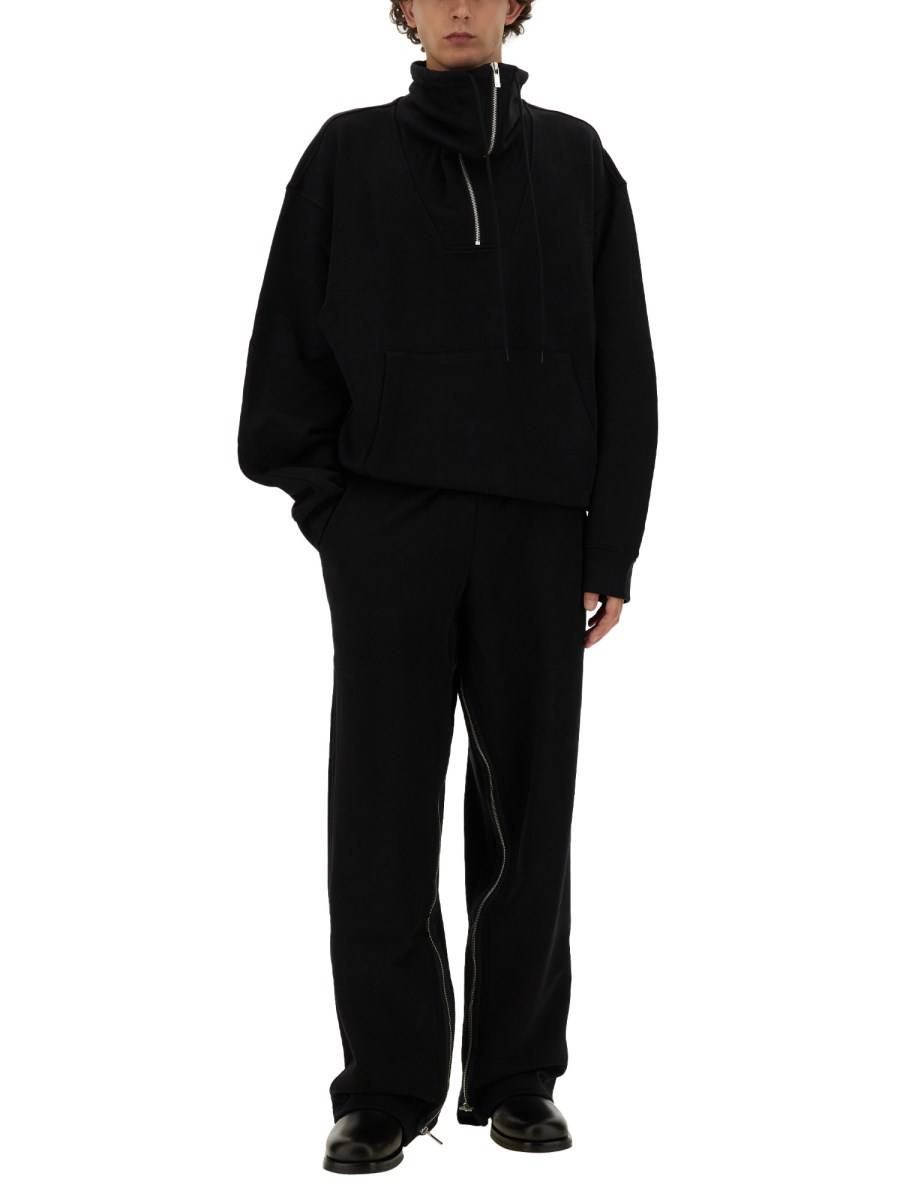 HELMUT LANG PANTALONE JOGGING CON ZIP