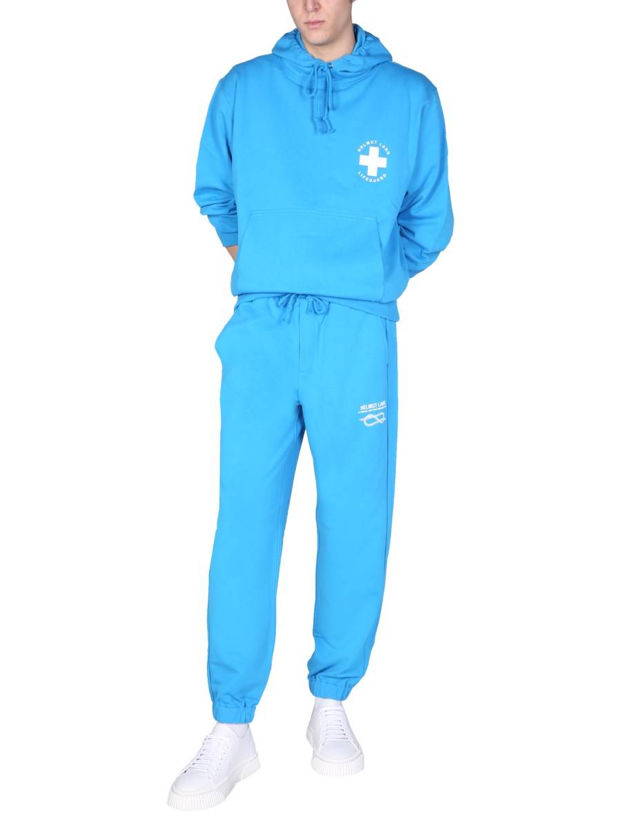 HELMUT LANG PANTALONE JOGGING "KNOT" IN COTONE