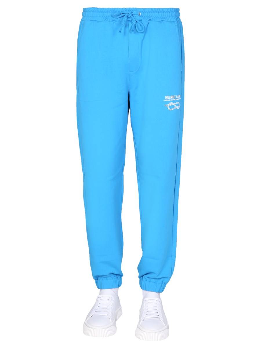 HELMUT LANG PANTALONE JOGGING "KNOT" IN COTONE