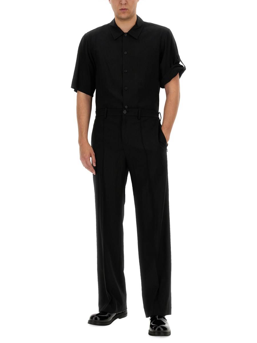 HELMUT LANG PANTALONE RELAXED FIT IN MISTO LANA