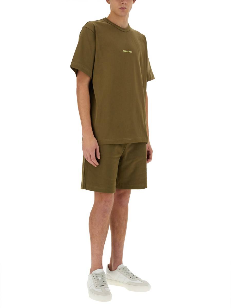 HELMUT LANG T-SHIRT CON STAMPA LOGO