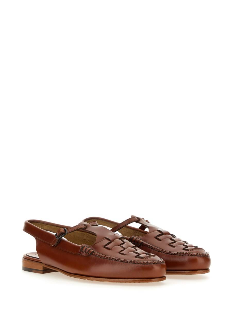 HEREU MOCASSINO SLIGBACK T-BAR ROQUETA IN PELLE