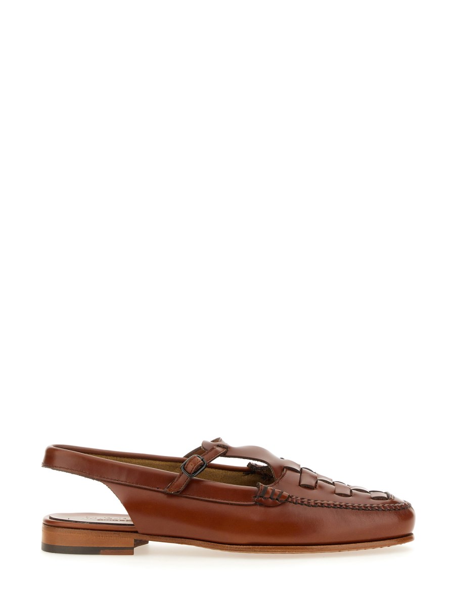 HEREU MOCASSINO SLIGBACK T-BAR ROQUETA IN PELLE
