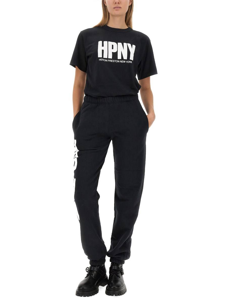 HERON PRESTON PANTALONE JOGGING CON LOGO