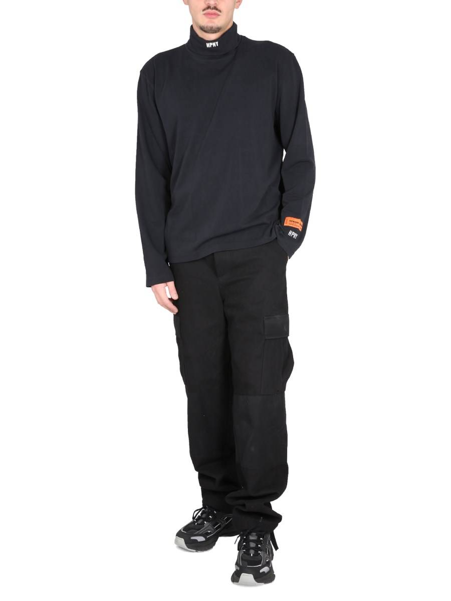 HERON PRESTON T-SHIRT HPNY EMB IN JERSEY DI COTONE