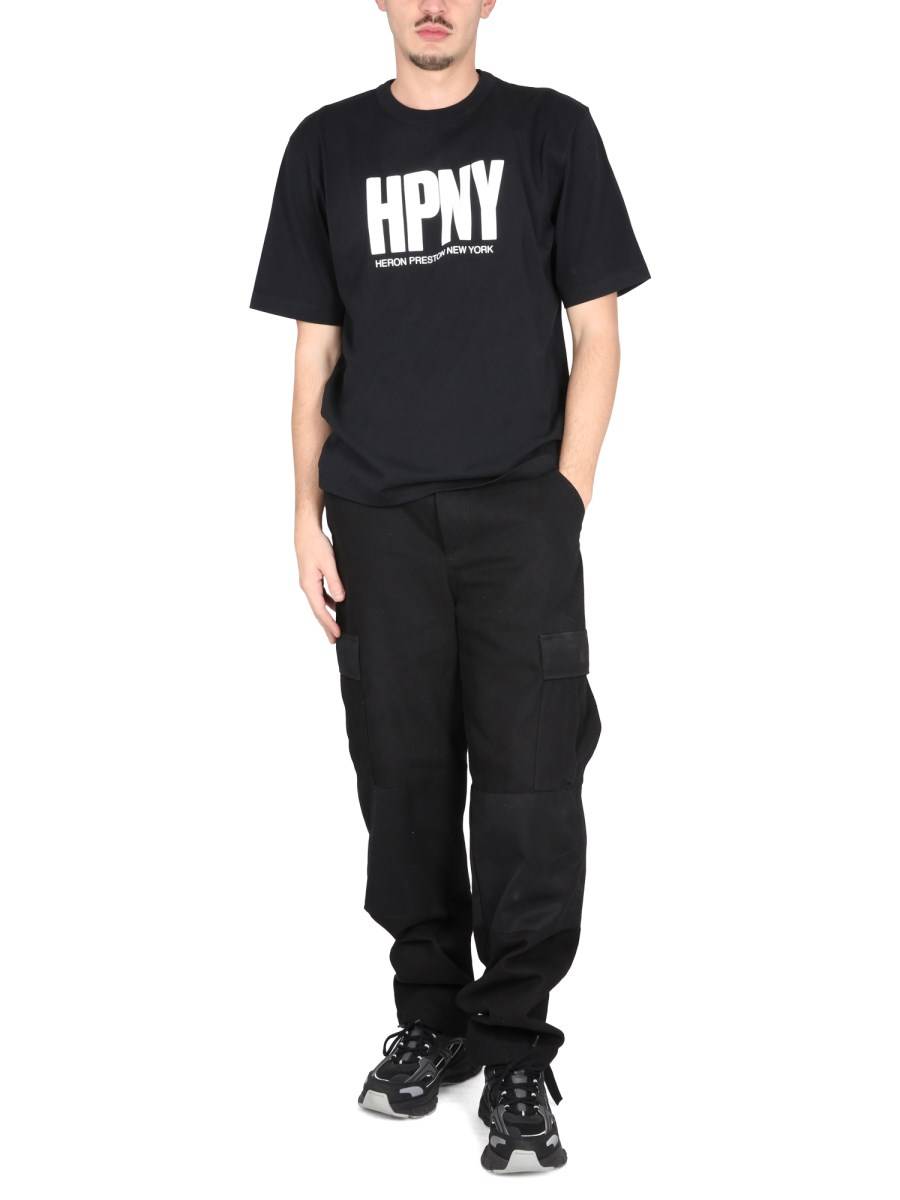HERON PRESTON T-SHIRT HPNY IN JERSEY DI COTONE