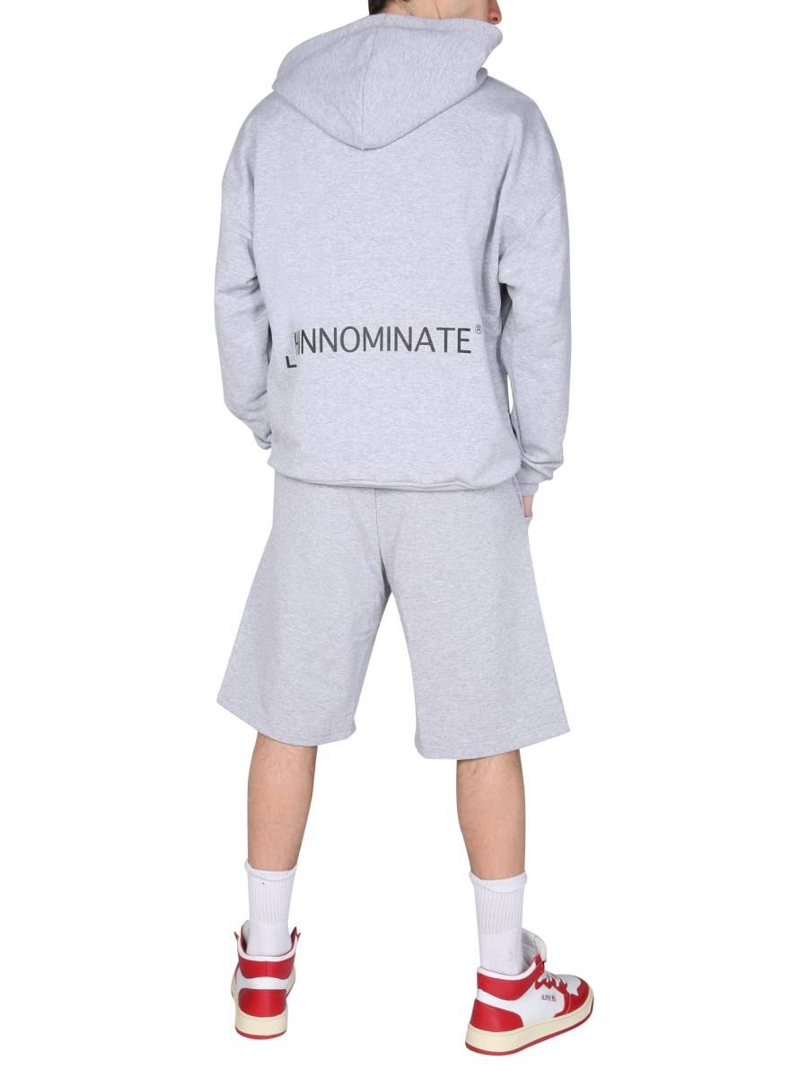 HINNOMINATE BERMUDA IN FELPA DI COTONE CON LOGO