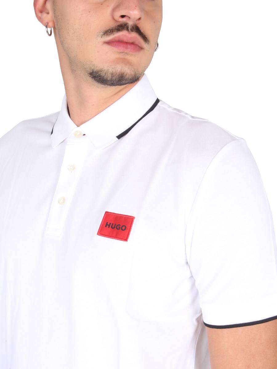 HUGO POLO SLIM FIT IN PIQUET DI COTONE