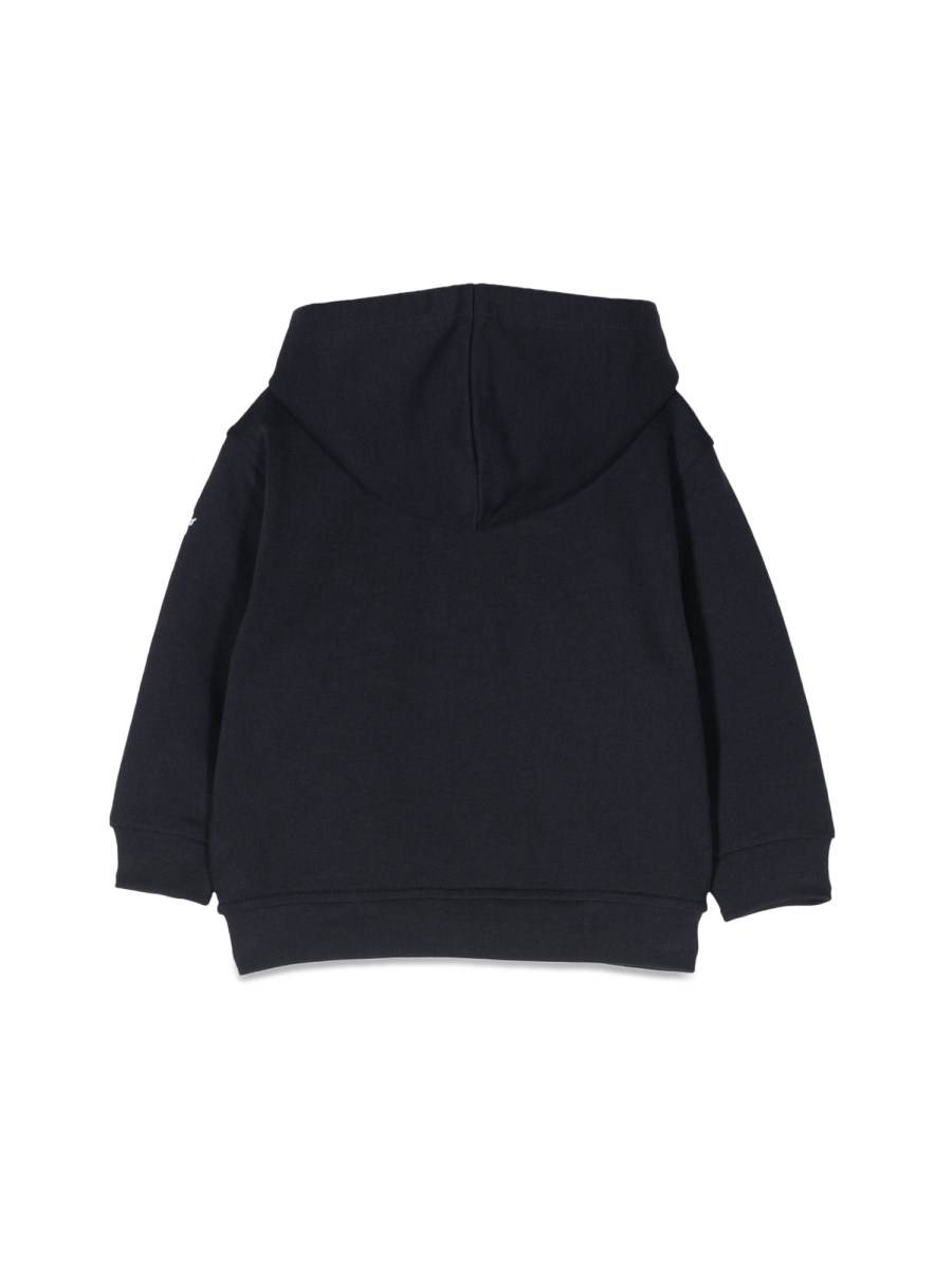 IL GUFO FELPA CON ZIP E CAPPUCCIO