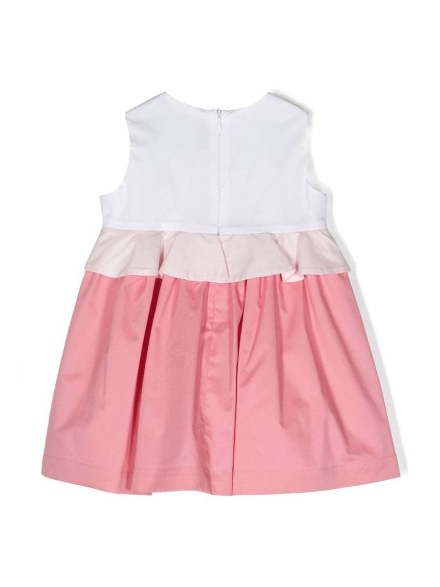 IL GUFO VESTITO SENZA MANICHE BICOLORE