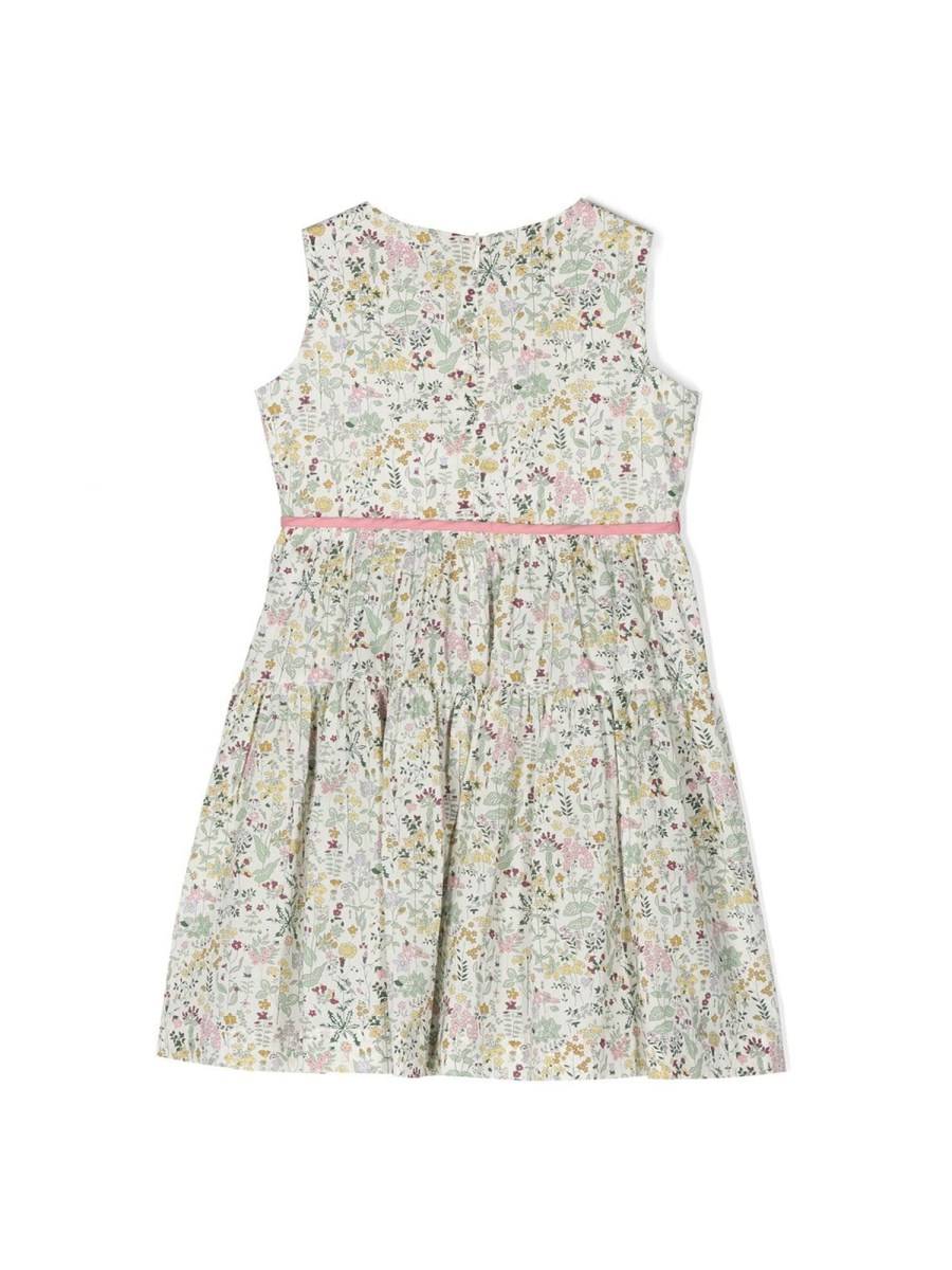 IL GUFO VESTITO SENZA MANICHE FIORI