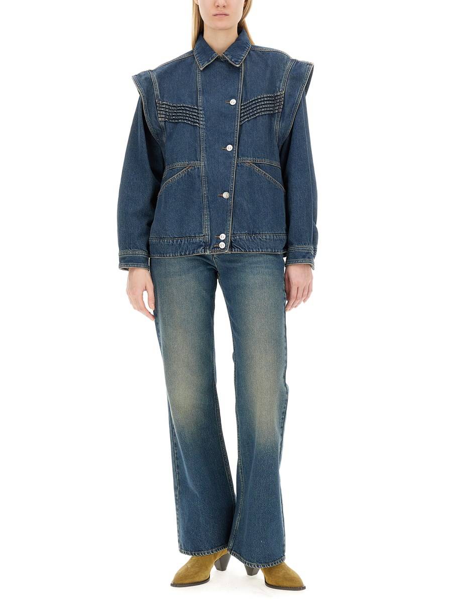 ISABEL MARANT GIACCA "HARMON" IN DENIM