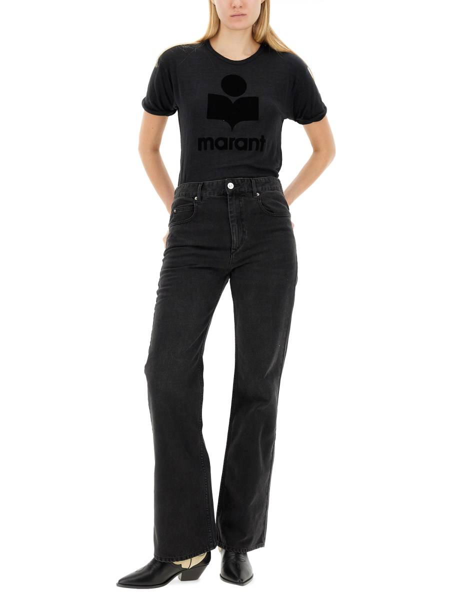 ISABEL MARANT PANTALONE "BELVIRA" IN COTONE