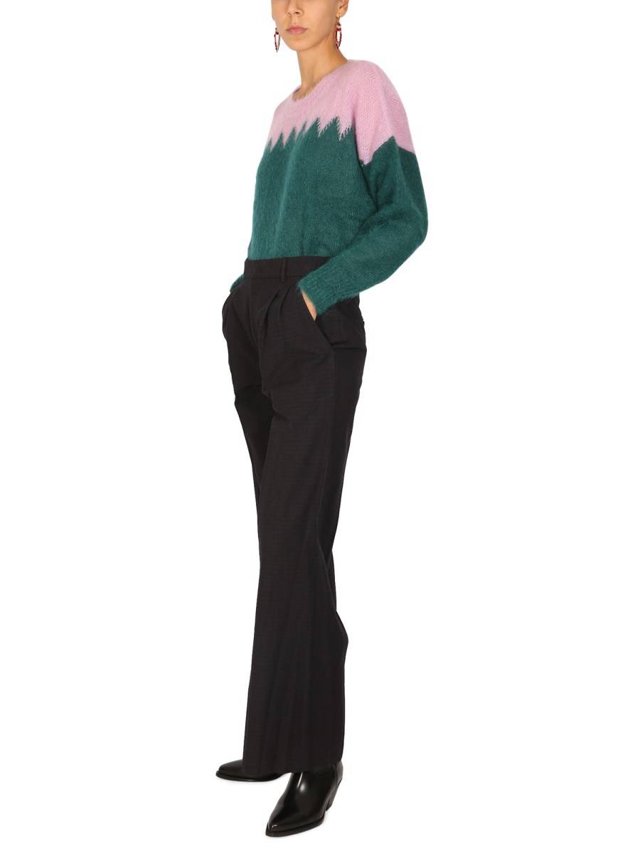 ISABEL MARANT PANTALONE "JESSINI" IN MISTO VISCOSA
