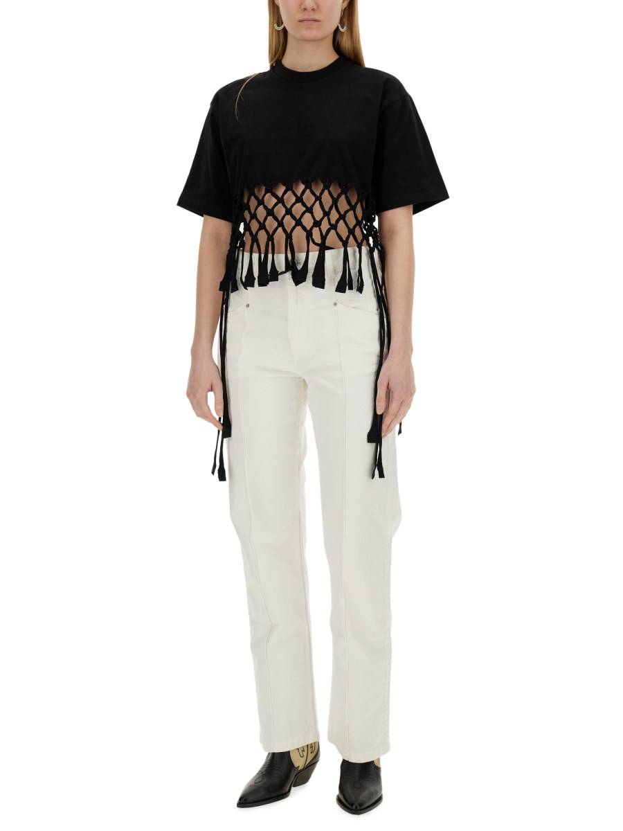 ISABEL MARANT T-SHIRT TEXANA IN JERSEY DI COTONE