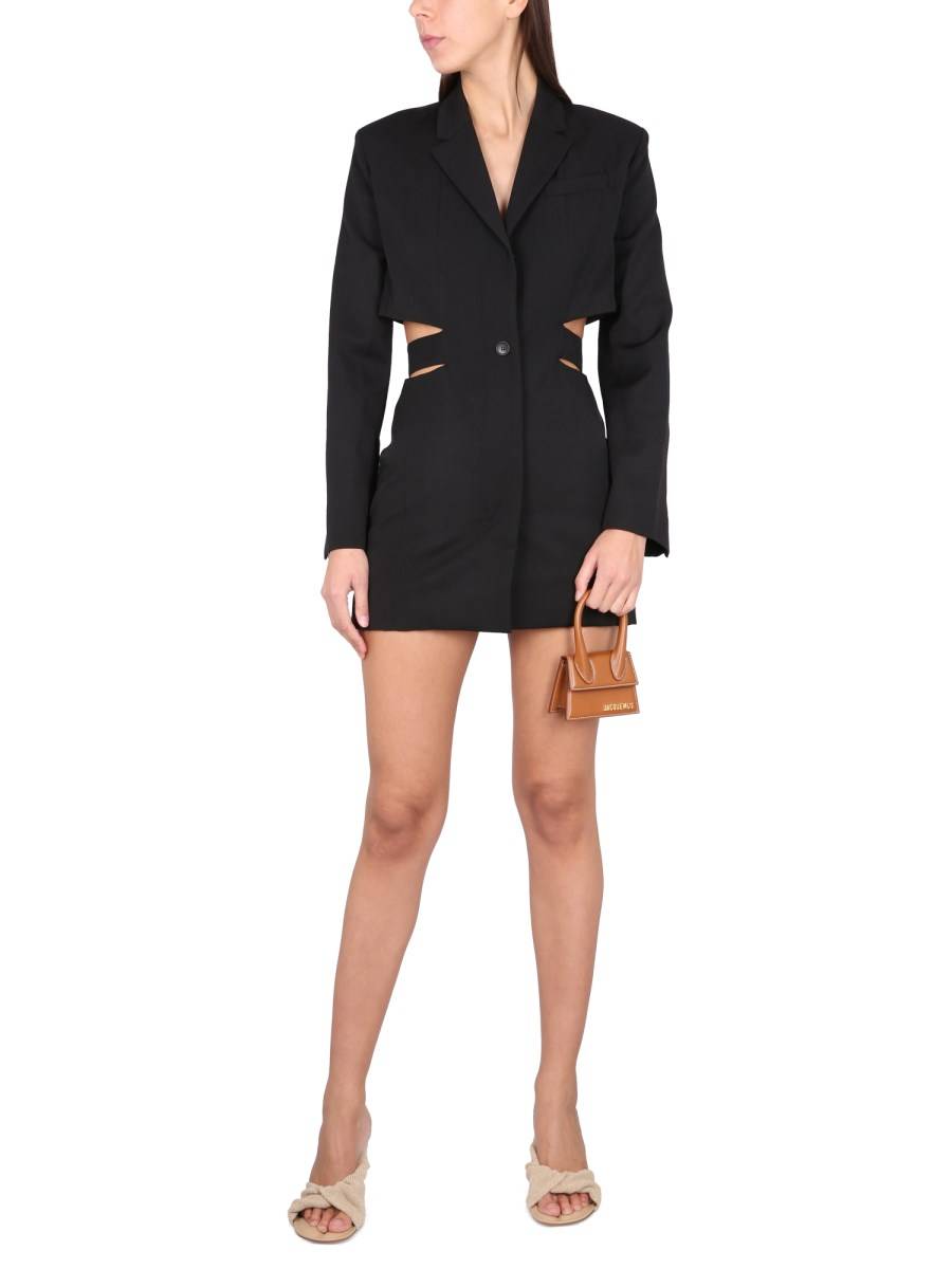 JACQUEMUS ABITO MINI BLAZER "BARI" IN LANA VERGINE