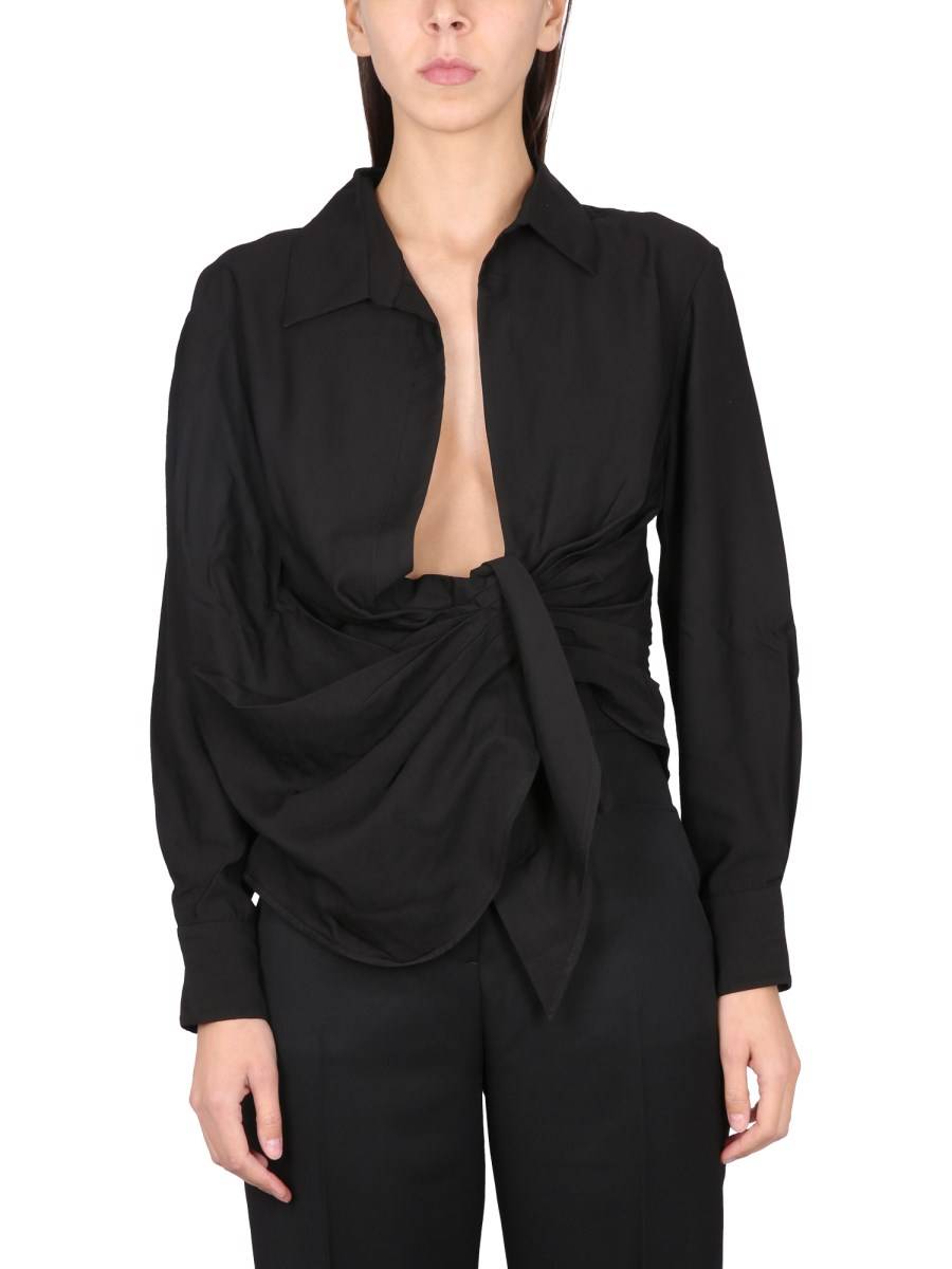 JACQUEMUS CAMICIA BAHIA IN VISCOSA