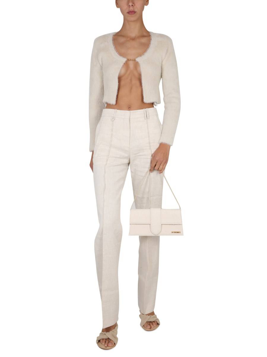 JACQUEMUS CARDIGAN "LA MAILLE NEVE" IN NYLON
