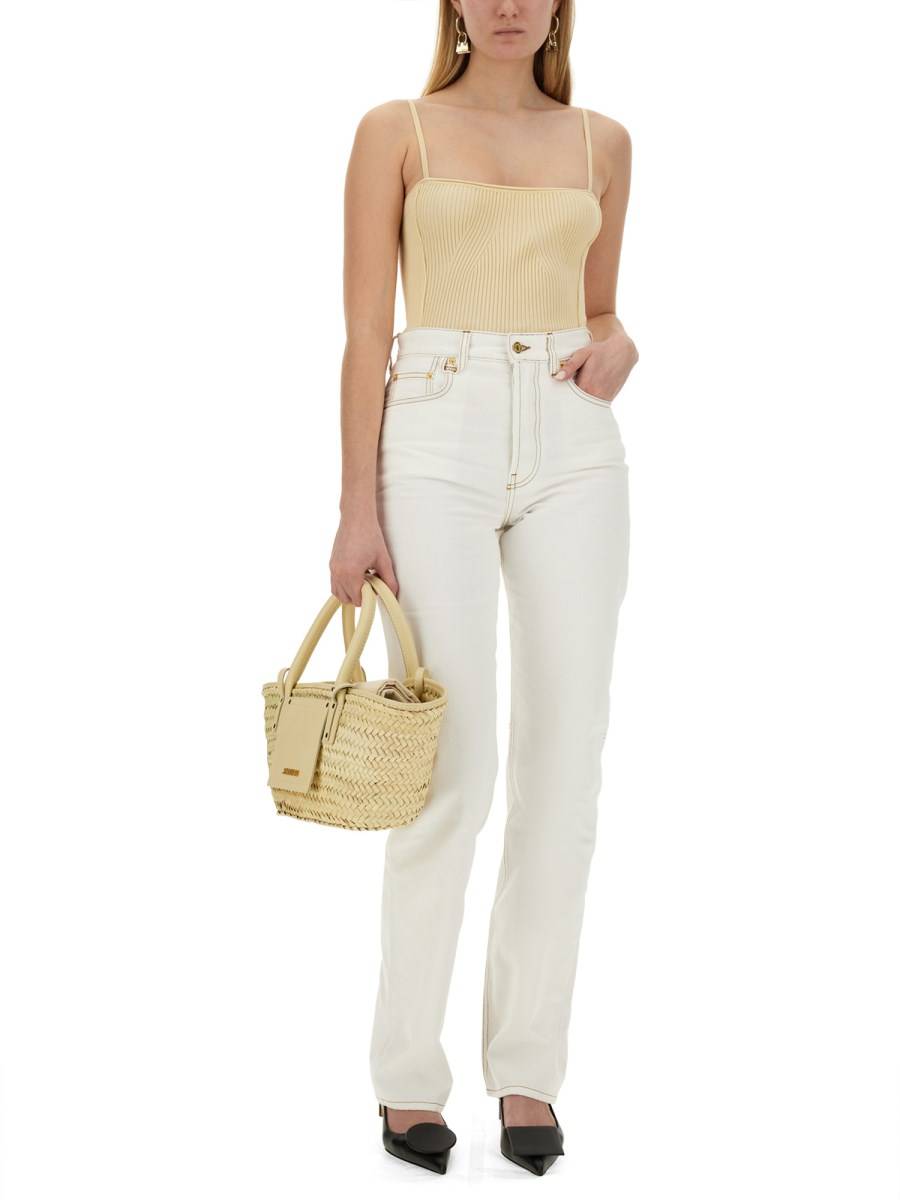 JACQUEMUS JEANS "LE DE-NÎMES DROIT" IN DENIM